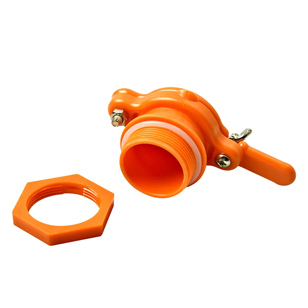 

2 pcs Honey Gate For Bucket Orange Nylon Honey Tap Valve For Extractor Tank Bottling Pail Beekeeping Tools Garden Supplies
