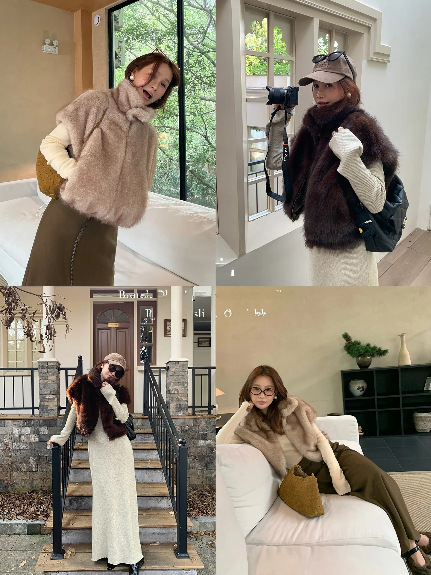 

Экологичный меховой жилет BLUETIQUE Amber Glimmer с молнией и воротником-стойкой, модный, универсальный, хорошего качества, повседневный, стильный