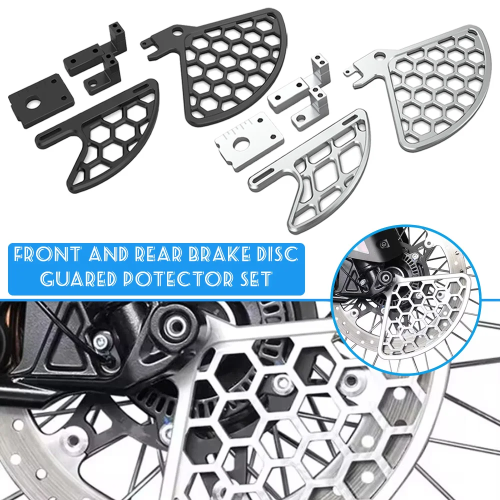 

450MT Motorcycle Front And Rear Brake Disc Guared Potector Set Potection For CFMOTO CF MOTO 450 MT 2024 2025 2026 Accessories