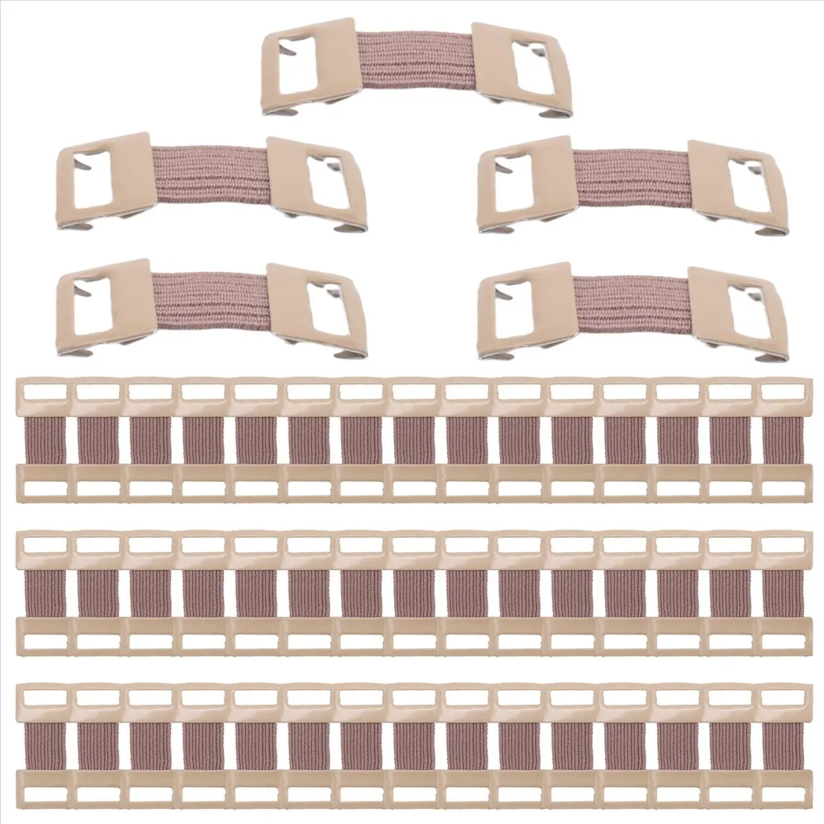 【STOCK】50Pcs Elastic Bandage Wrap Stretch Metal Clips Fixation Clamps Hooks Kit for Various Types Sport Bandages