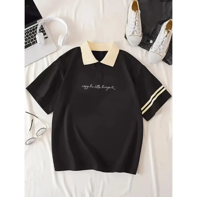 

Men's irt Y428 Women's Collar Casual Ciwalk Cool Feeling Thin Model Cleanfit Stripe Pattern