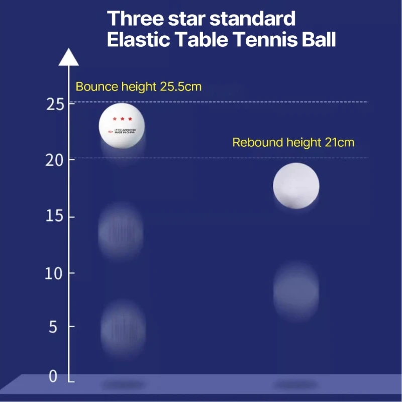훈련을 위한 25UC 10개 전문 탁구공 3성 탁구공