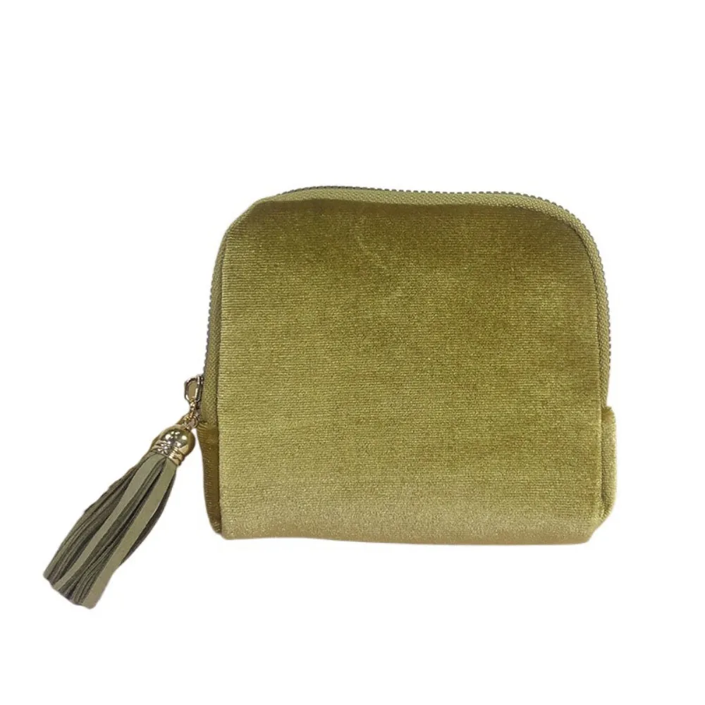 Purse Velvet Jewelry Packing Bag Tassel Large Capacity Jewelry Storage Bag Bracelet Organizer Jewelry Holder Outdoors