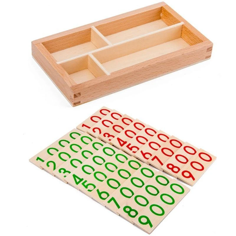 Y4qa Kids Finge PUZZZA CARDE IN LEGNO APPRENDIMENTO Accessori per l'apprendimento Matema