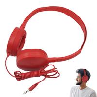 Computer Headphone 3.5mm Gaming Headset Soft Sponge Head-mounted Headphone Wired Earphones Music Headset without Mic