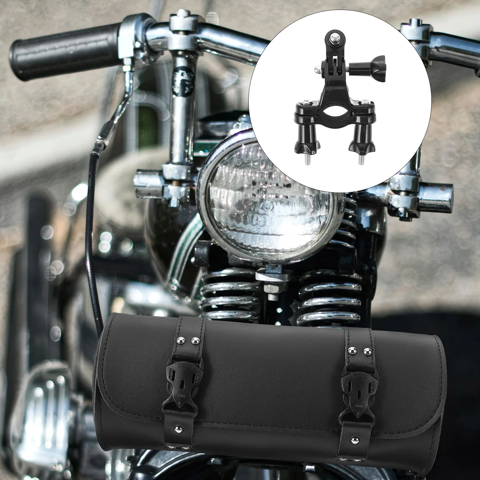 

1Set Motorcycle Bicycle Action Camera Mount Stable Secure Attachment for Various Motorcycles Lightweight Easy Install ABS