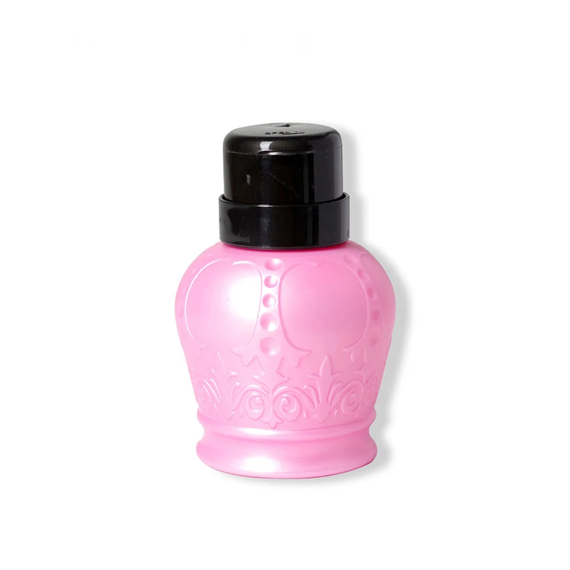 Nail Art Mini Pump Dispenser Empty Bottle Acrylic Gel Polish Remover Cleaner Liquid Container Storage Small Pressure