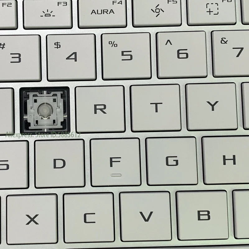 Tampa de chave de substituição de teclado, clipe de tesoura e dobradiça para Asus ROG16 Air 2024 GU605 GU605M