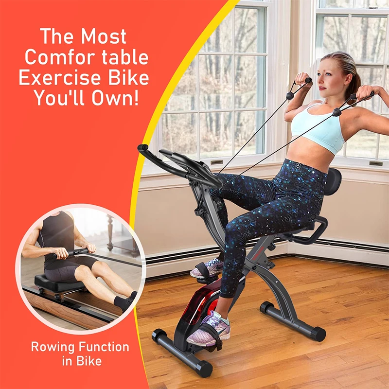 Home exercise bike magnetically controlled pedal bicycle foldable spinning bicycle indoor sports equipment