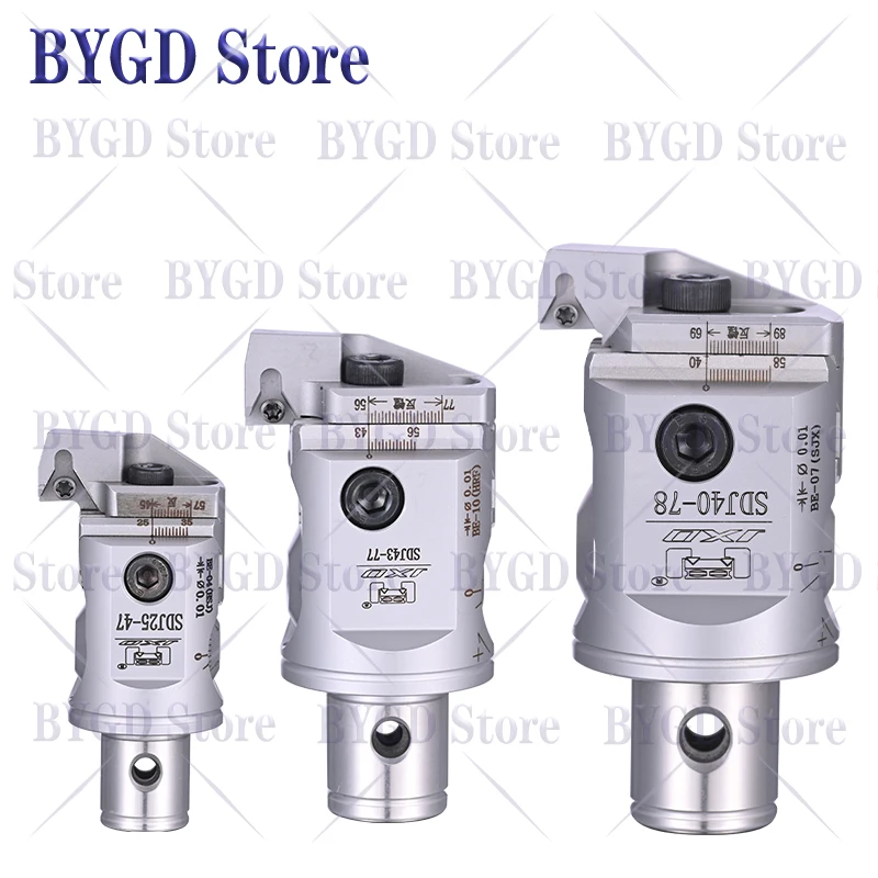 SDJ SDJ20 SDJ25 SDJ32 SDJ40 SJD52 SJD68 SDJ114 Werkzeugkopf, SDJ BT40 SK40 HSK LBK Werkzeughalter, EWN RBH TCT Schneidkopf – Detail 3
