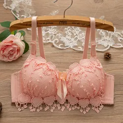 ropa interior femenina Women's Non-Underwire sexy  Bra for women black/white underwear girls lingeries lace beautiful active bra