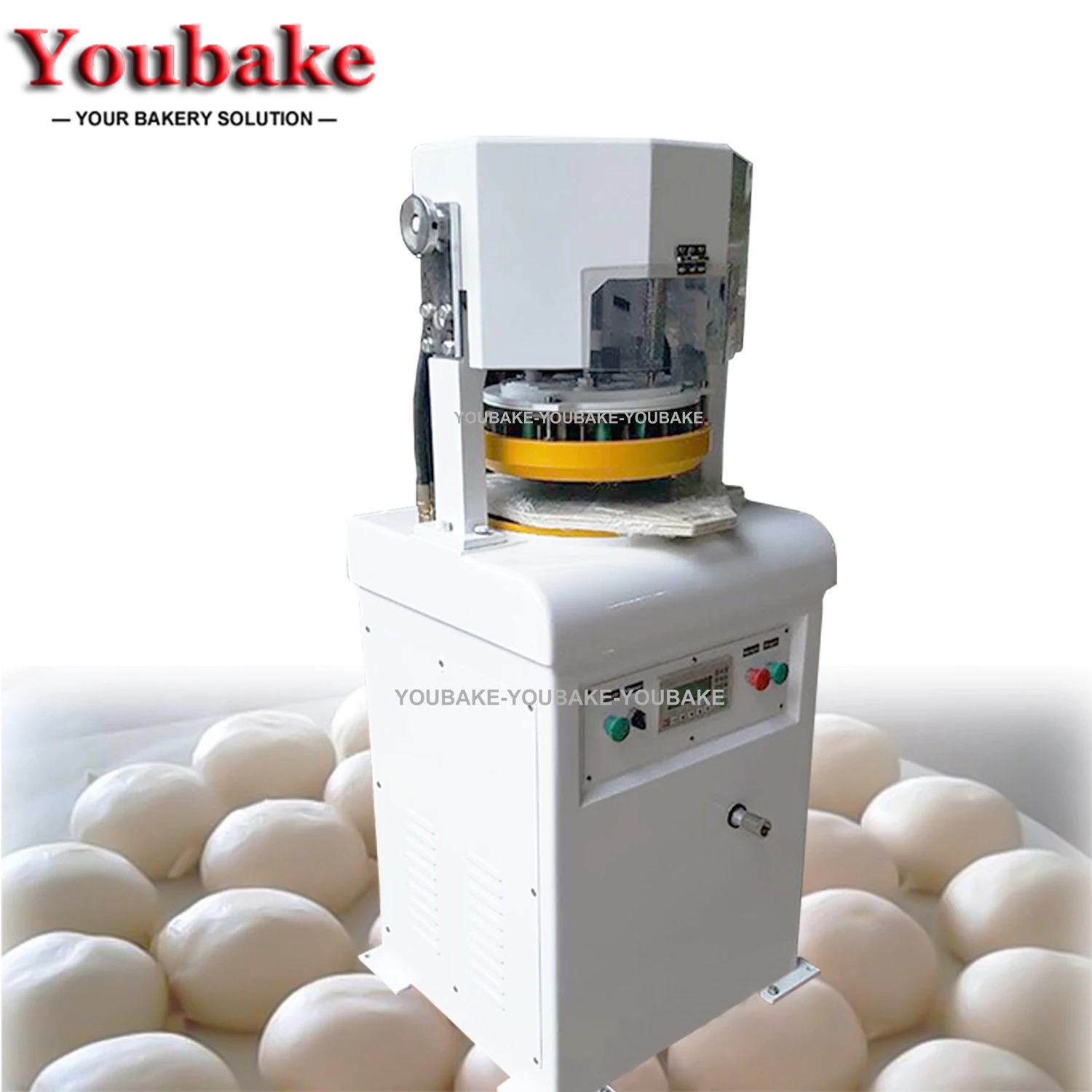 Commercial 30 PCS 30g-100g Full Automatic Pizza Pita Small Dough Ball Divider Cutter Rounder Machine for Bakery