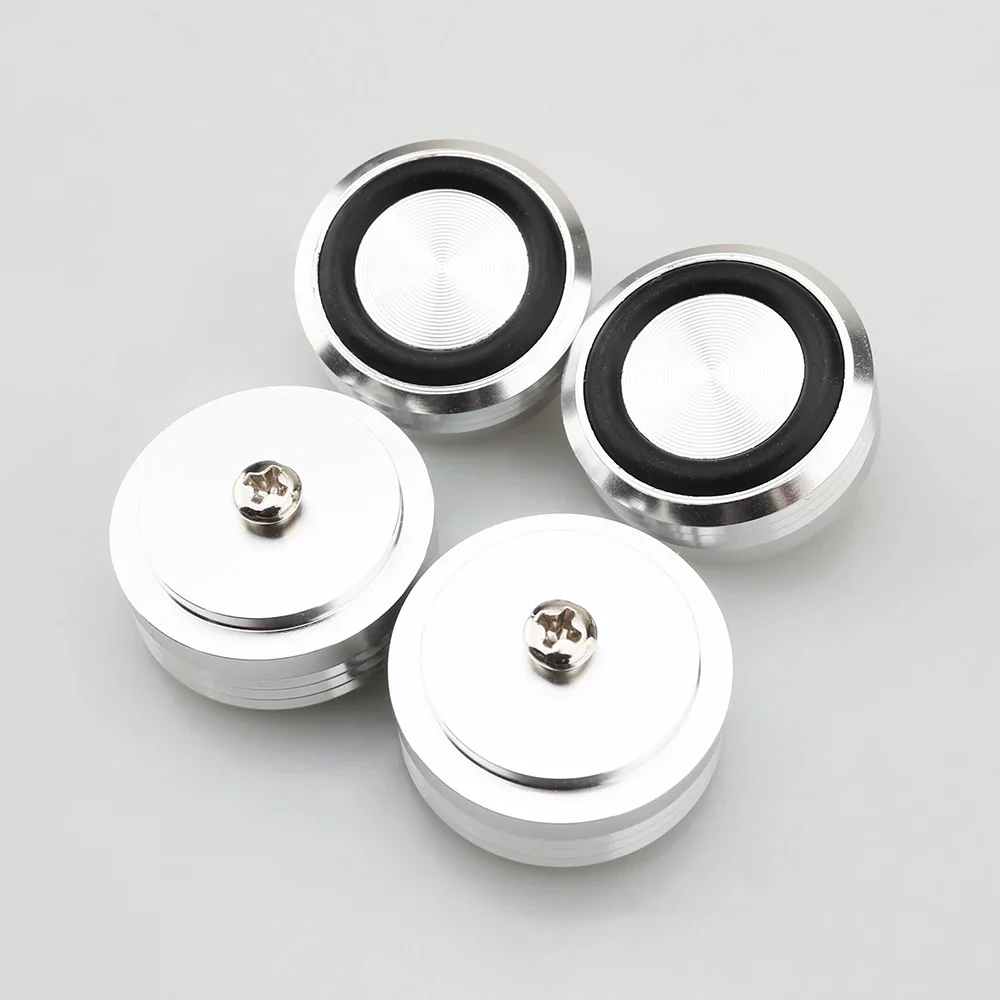 30*13 HIFI Audio Anti-shock Shock Absorber Foot Pad Feet Speakers Amplifier CD Player Aluminum Alloy/Rubber Feet Pads Vibration