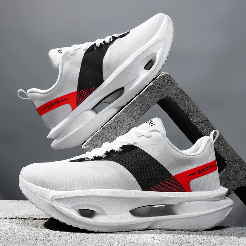 

Мужская спортивная обувь, легкие гоночные кроссовки из карбоновой пластины, зимняя амортизация, противоскользящие, износостойкие, дышащие.