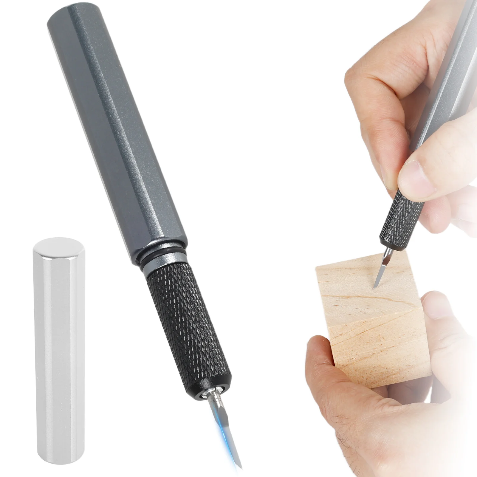 

Portable Model Scriber with Tungsten Steel Blade Ergonomic Model Scribing Chisel for Automobile and Airplane Kit Model Scriber