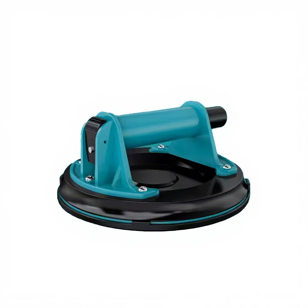 0.86kg 8inch Industrial Manual Handle-Type Suction Cup Heavy   Pressure Gauge Construction Use Silicone Aluminum Alloy PVC