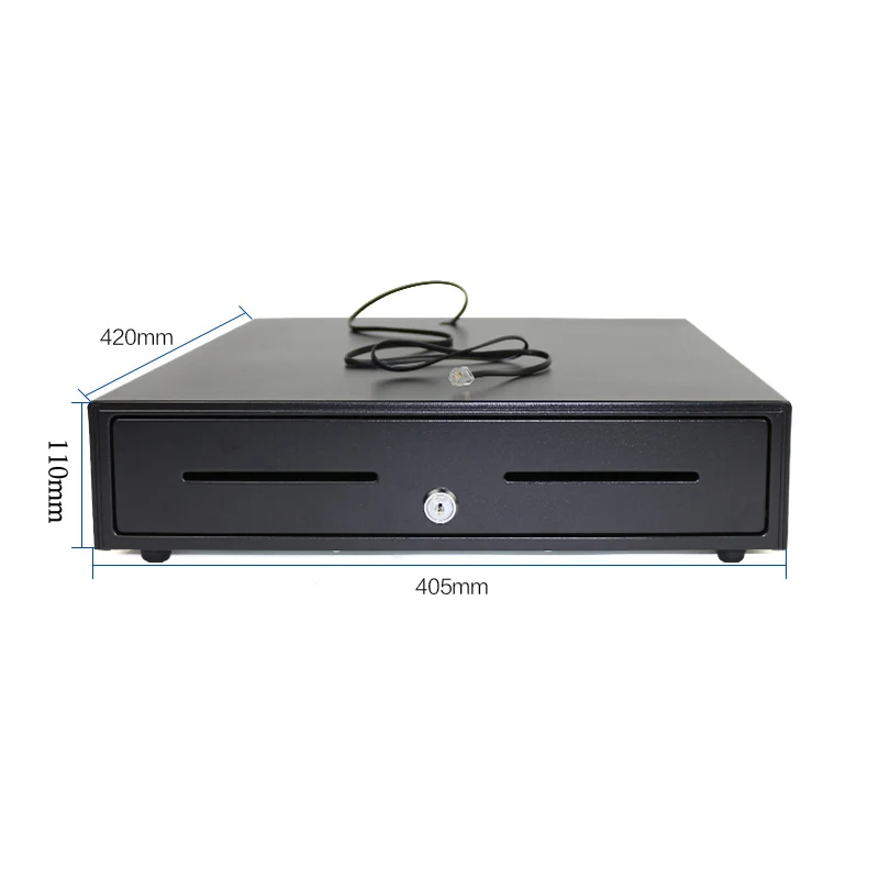 Cheap Cash Drawer 5 Bills 8 Coins with Lock and RJ11 Port for Retail Shop HS-45A58