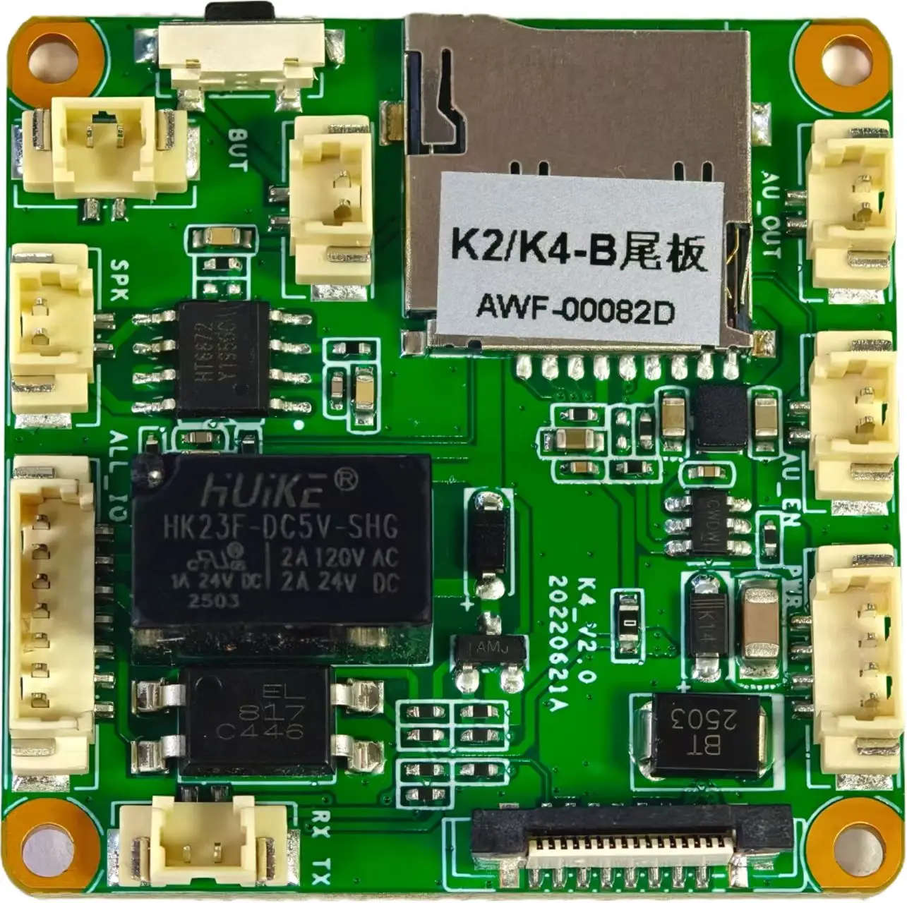 

Special for network module, ANj 16PIN TF rear panel, alarm, IO, relay, storage