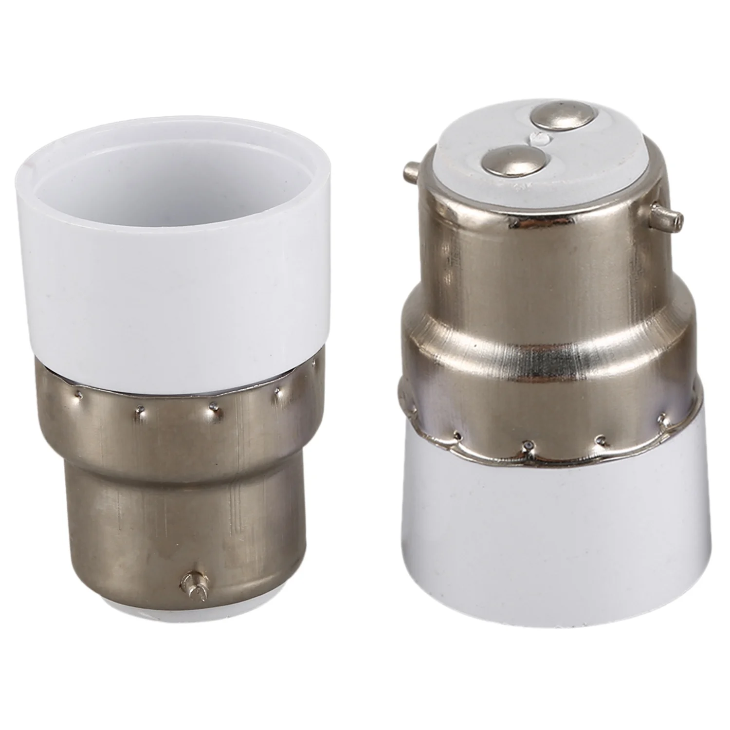 Porta adattatore per lampadina con base CA 220 V da B22 a E14 4 pezzi