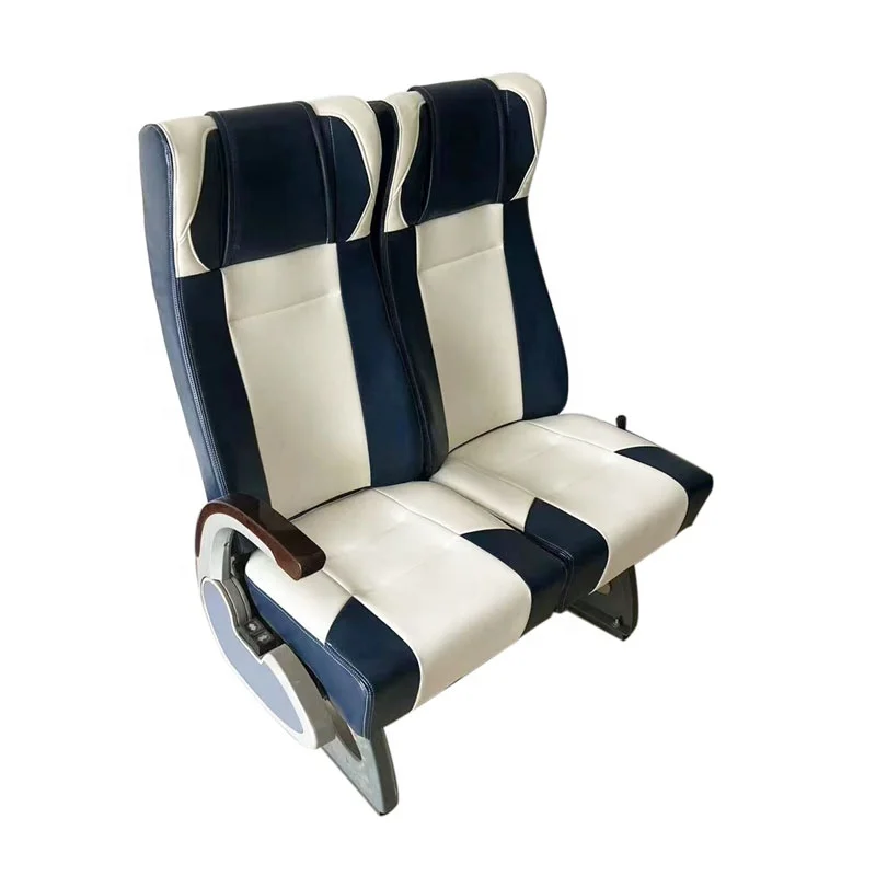

2023 New Arrival Stitching Color Pattern Back Reclining Passenger Seat with Aluminum Armrest for Bus or Marine Boatpromote sales