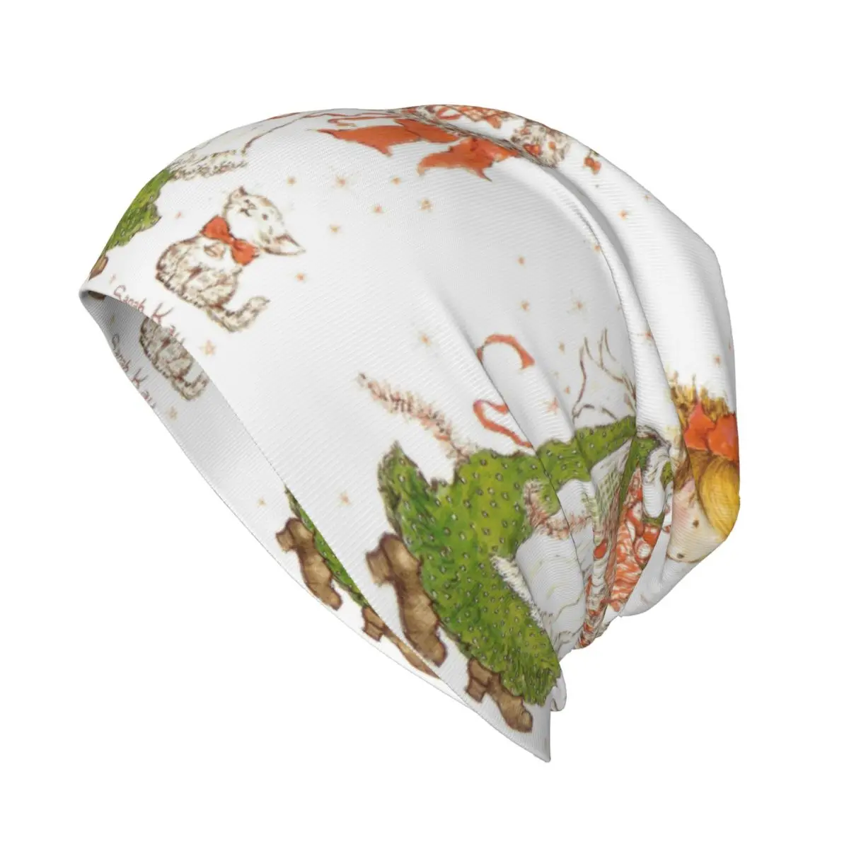 사라 케이 스윙 걸 남녀 공용 비니 모자 니트 보닛 모자 따뜻한 힙합 가을 겨울 야외 스컬리 모자