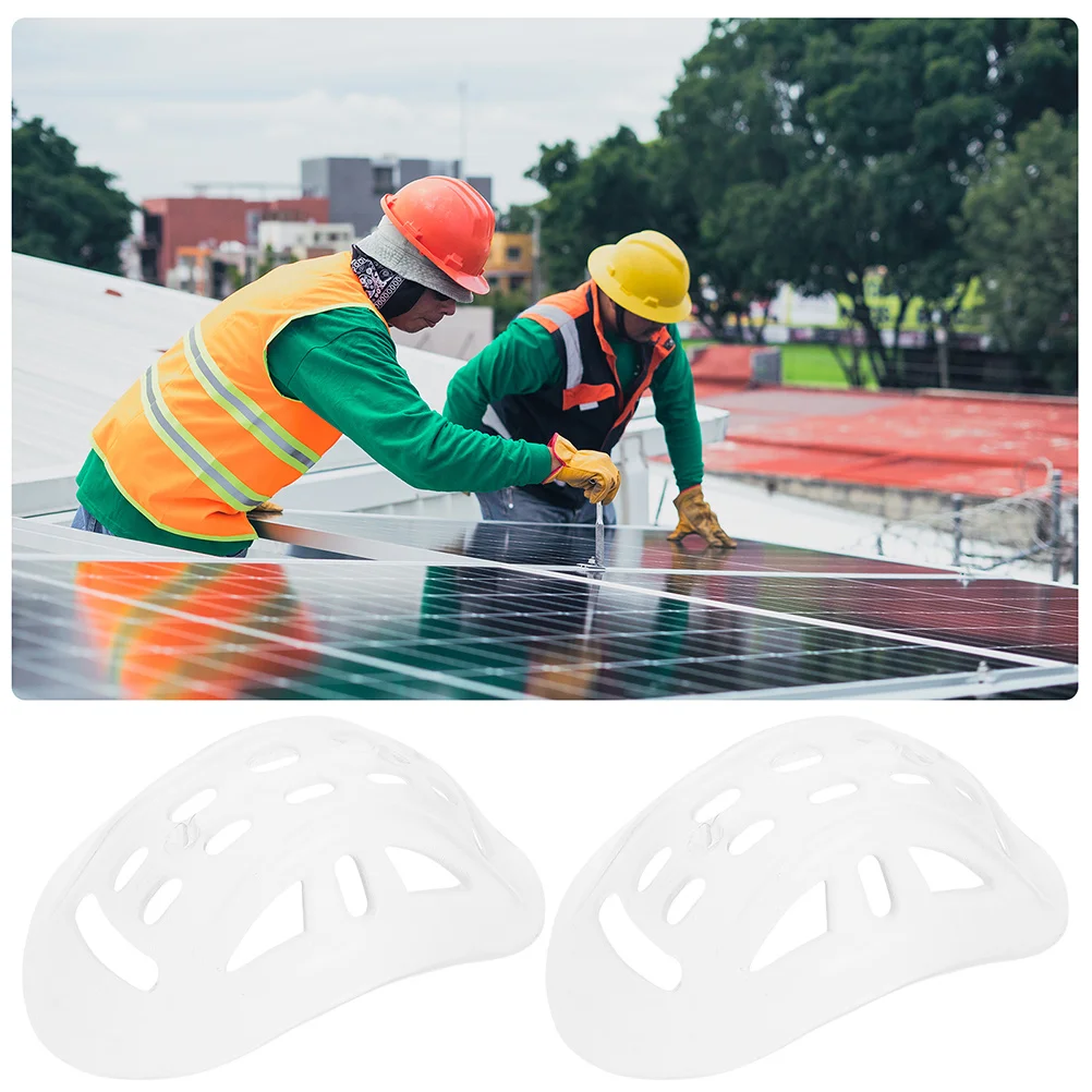 24 قطعة قبعة صلبة كأس الذقن ملحقات السلامة المريحة لحام صناعي قبعة صلبة وسادة وسادة الذقن حامي #1