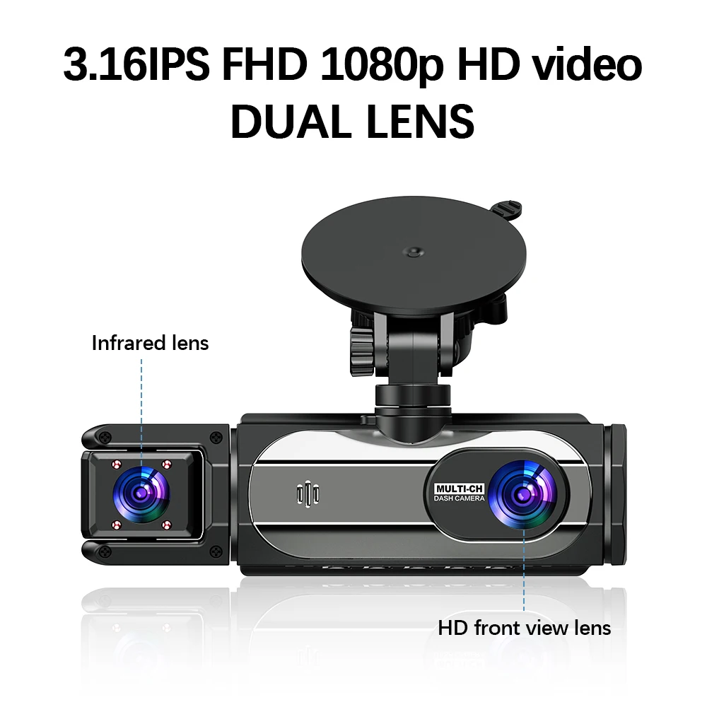 

Dash Cam For Cars FHD1080P Driving Recorder Car Camera DVR Night Vision Video Recorder Built-In Wi-Fi Tachograph Auto Parts