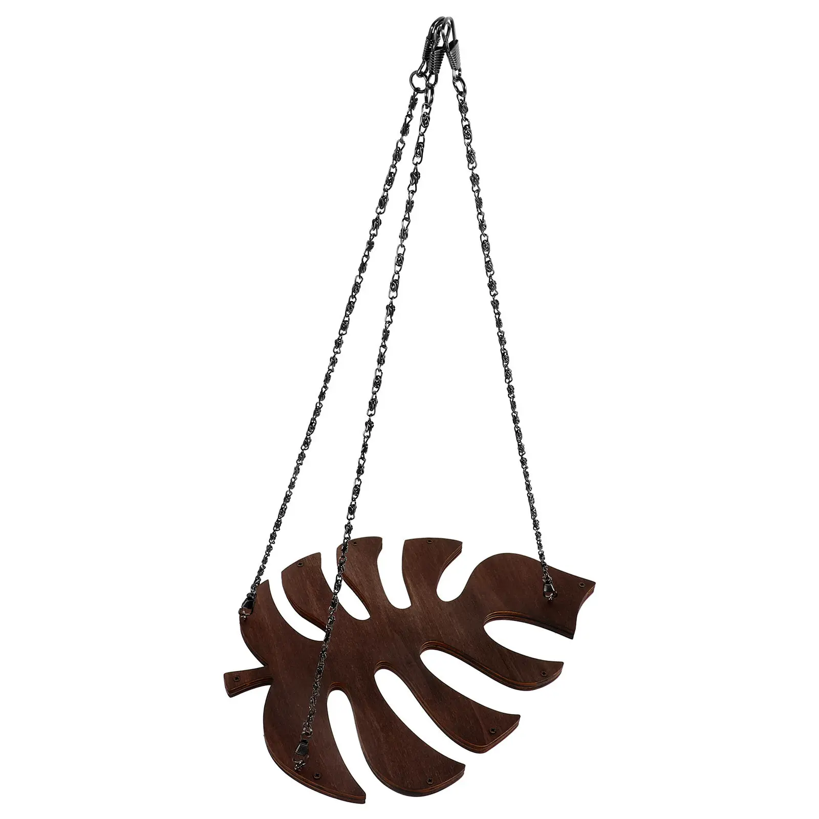 Monstera Wine Glass Rack Hanging Holder Space Saving Stemware Organizer Bar Kitchen Glass Storage Napkin Holder Black