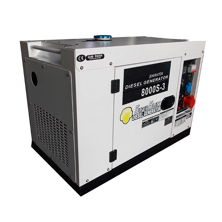 Japan NSK bearing for 7kw 3 phase home use super silent type portable diesel generator Cambodia