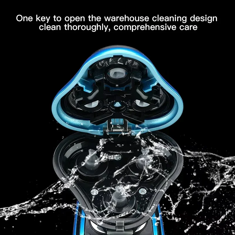 Xiaomi 5320s เครื่องโกนหนวดไฟฟ้า 4D สําหรับผู้ชายไฟฟ้าผม Clipper USB ชาร์จ Professional Hair Trimmer ตัดผมเปียกแห้ง