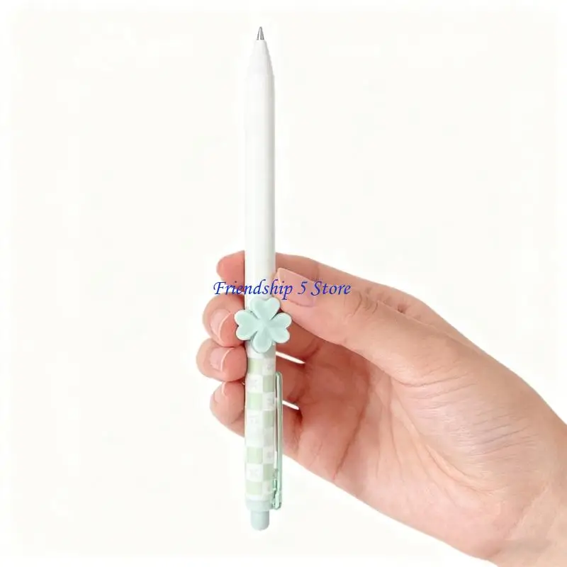 

T8WC 4Pcs Clicks Type Gel Pen Quick-Drying Roller Ball Pen Set Retractable Gel Pen 0.5mm Tip For Classrooms Business
