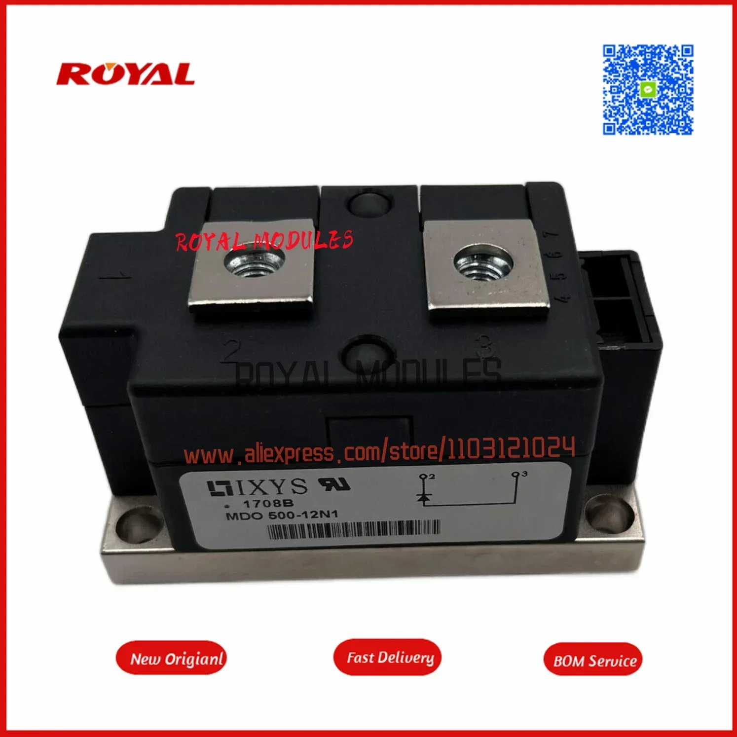 

Thyristor Module MDO500-16N1 MDO500-14N1 MDO500-12N1 MDO500-18N1 MDO500-22N1