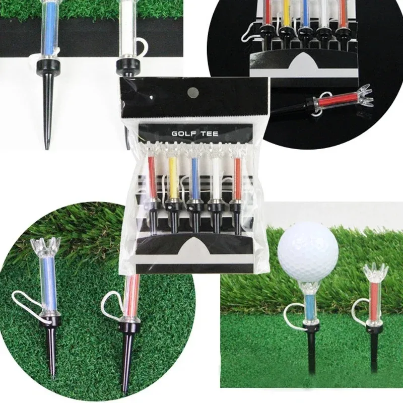 5 قطع/مجموعة تحسين لعبة الجولف الخاصة بك مع مجموعة تي شيرت الجولف البلاستيكية المغناطيسية من Caiton 5 قطع - ترتد 360 درجة #4