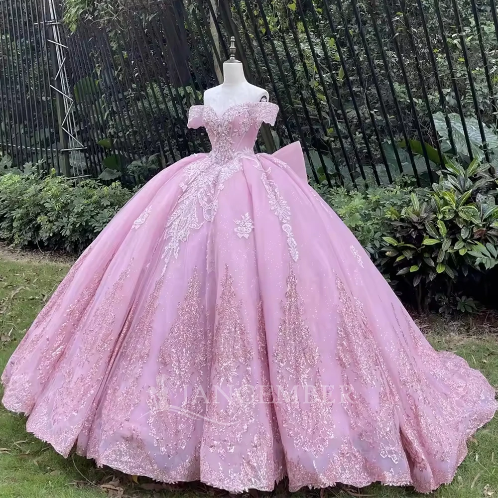 Attraktive Quinceanera-Kleider mit Schnürung am Rücken, süße 16-jährige Mädchen-Party-Robe, Quinceañera, maßgeschneiderte Vestidos de 15 Quinceañera