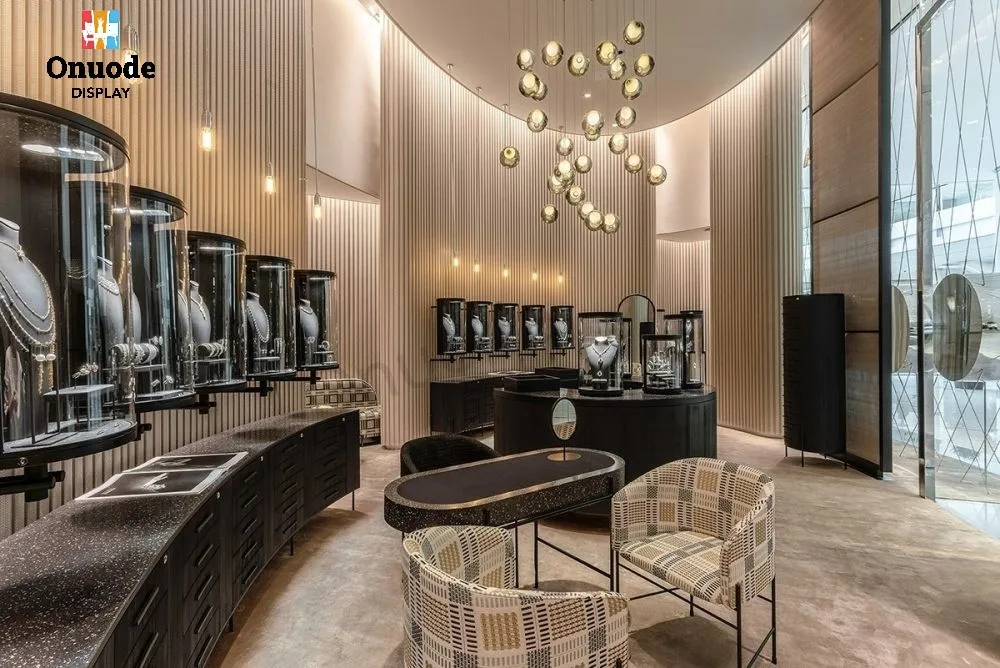 Custom.High End Custom Jewelry Store Display Furniture and Full Shop Decoration for Boutique Retail & Showroom Design