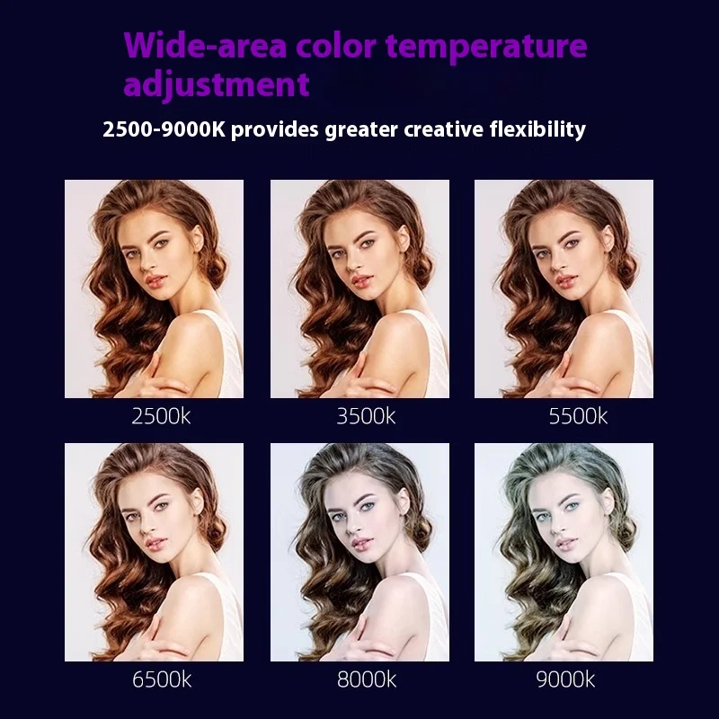 Wonew Fl02 Invullicht 2500k-9000k Full-Color RGB 3W Mini Klein Draagbaar Invullicht Draaibaar Fotografie Selfie Vlog Invullicht