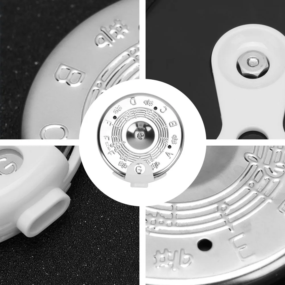 

2pcs 13 Tone C-C F-F Pitch Pipe Guitar Tuner Metal Plastic 13 Holes Note Key Small Portable For Violin Bass