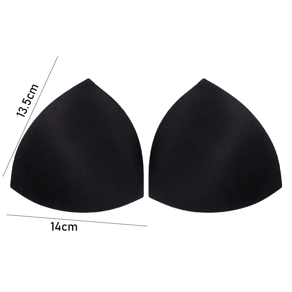 Breathable Adjustable Breast Bra Summer Inserts Cups Triangle Thin Chest Pads Inserts Chest Sponge Bra Pads Women Chest Cups