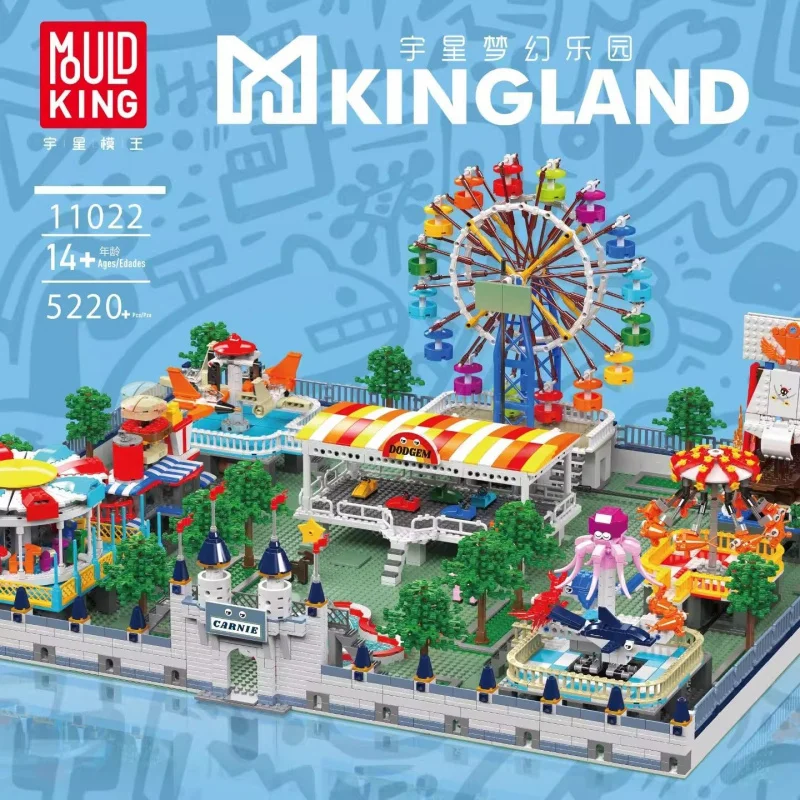 

Mould King 11022 Amusement Park Building Blocks High Difficulty Giant Assembly Model Educational Creative Birthday Gift