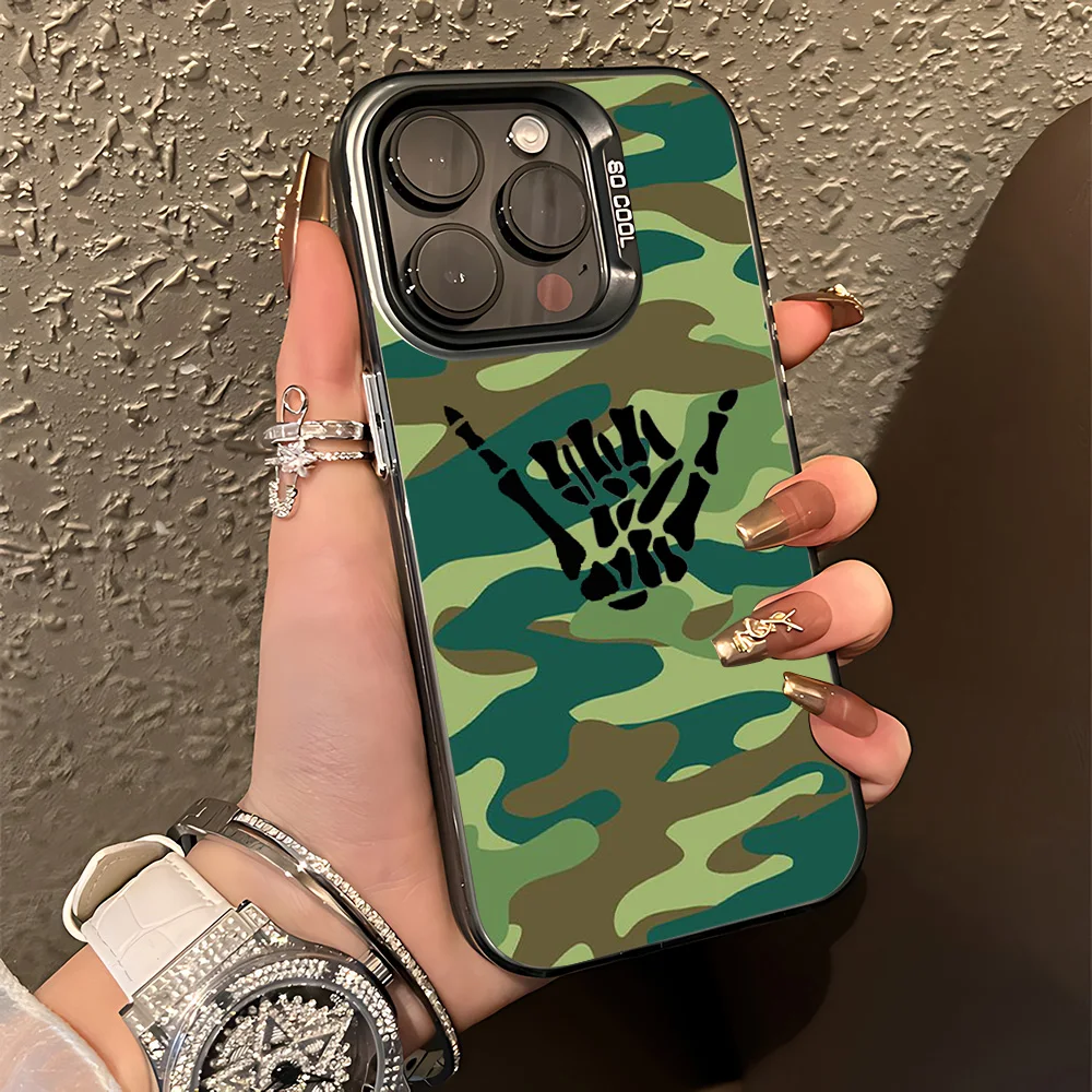 Parches tácticos IR funda de teléfono reflectante infrarroja para Oppo Realme 15 14 13 12 11 10 9i 8 8i C75 C65 C63 C55 C53 C35 Plus 4G 5G