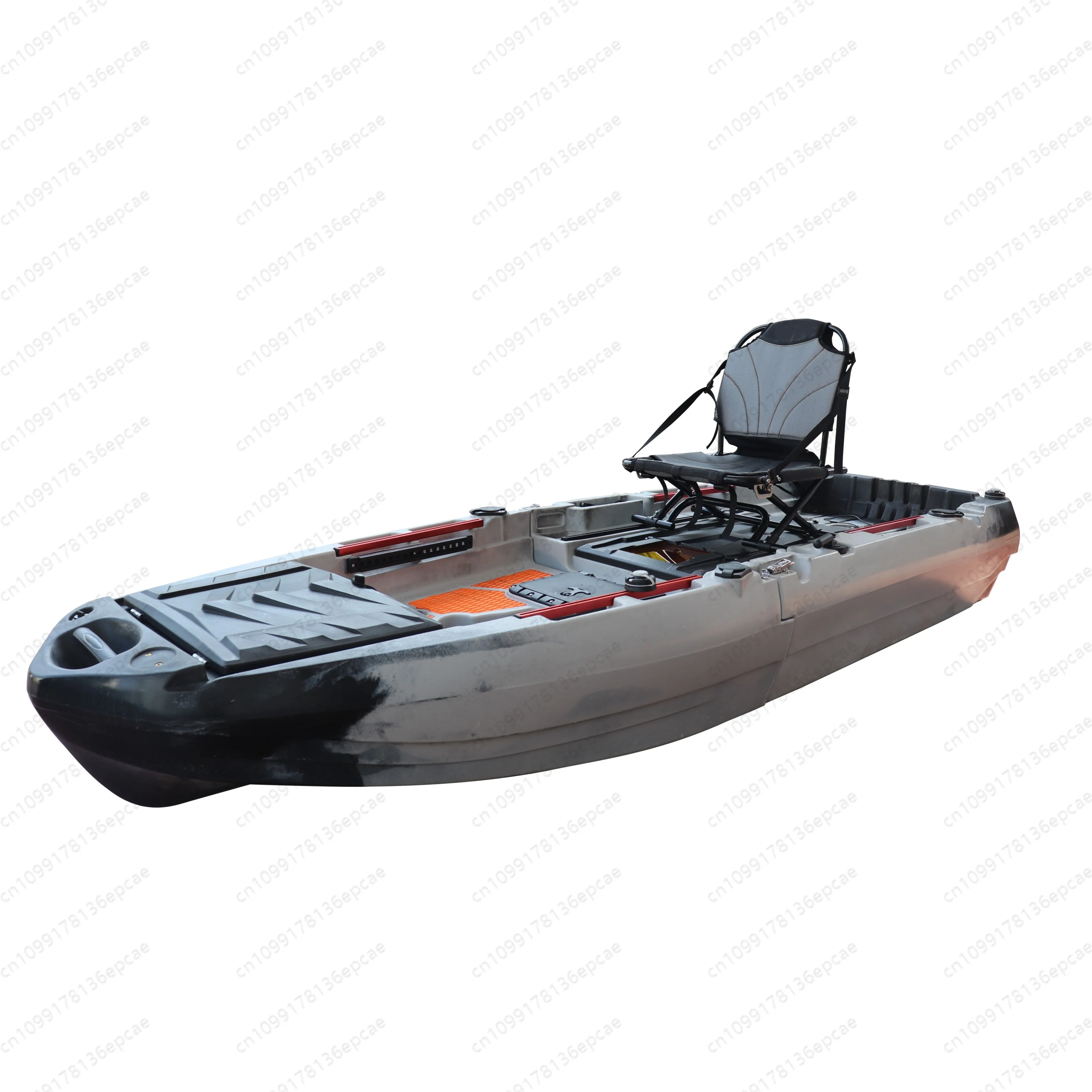New Design 10ft Mold Modular Pedal Fishing Kayak 2 Person Eco-friendly
