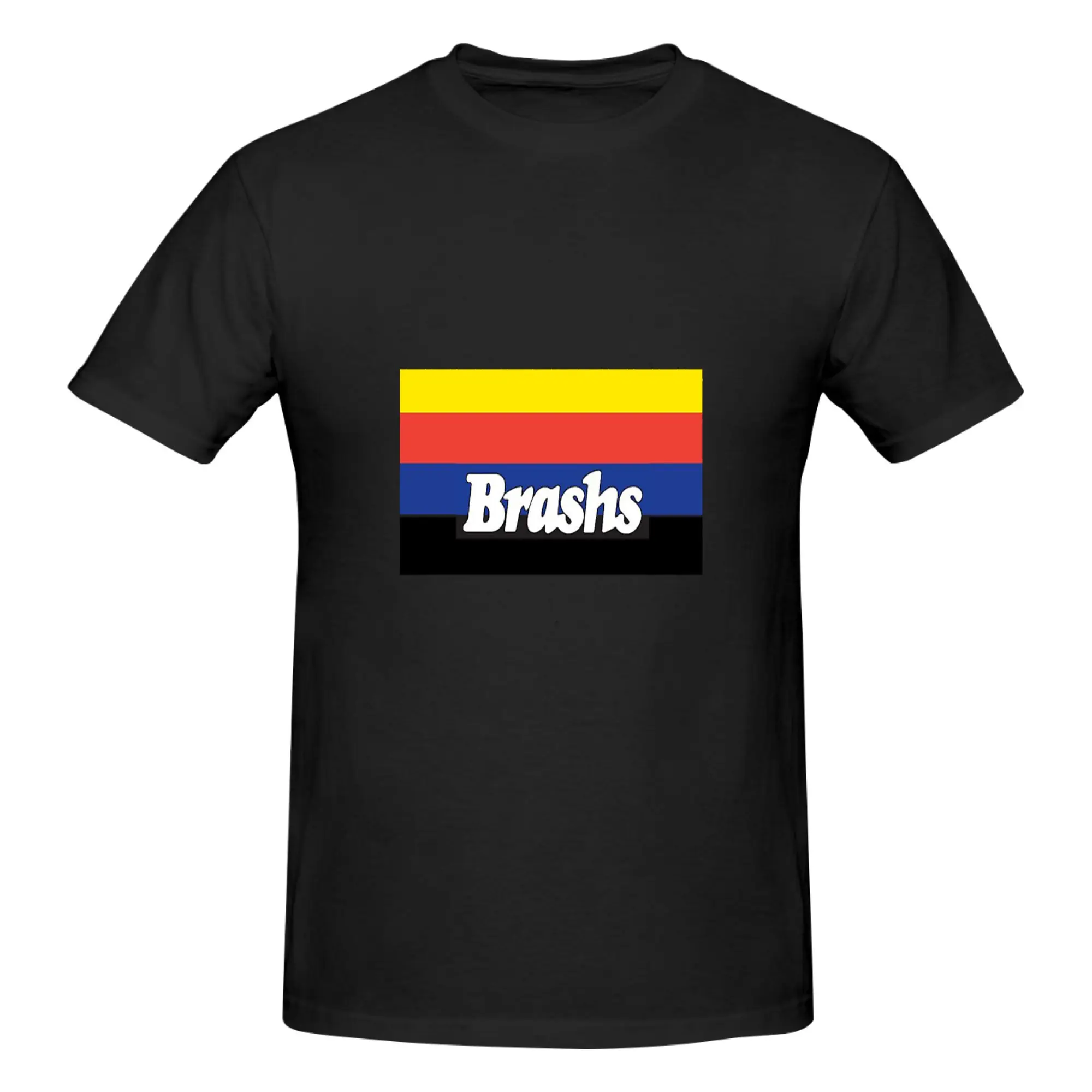 Funny Retro 80s Brashs Logo Design  Men's Printed T-Shirt Unisex T shirtSport Women