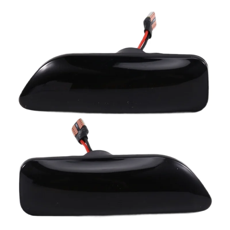 Leading-2 قطعة تتدفق LED الجانب الديناميكي ماركر بدوره مصباح إشارة لفولفو S80 XC90 XC70 V70 S60 2001-2009 #3