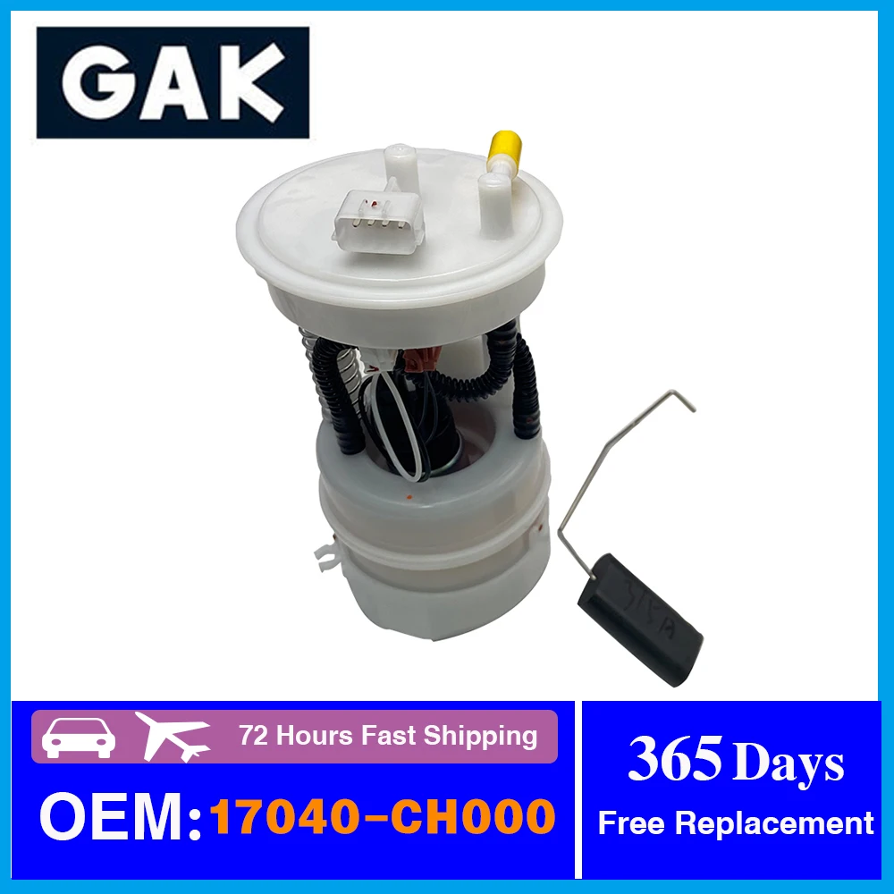 

GAK brand 17040-CH000 Fuel Pump Assembly E9547M fit for Nissan Tiida Aprio HR16DE 1.6 1.8 fuel pump module 17040CH000