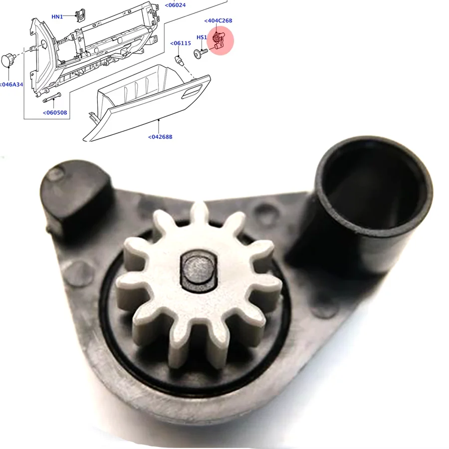 1x FFZ500090 OEM Interior Glovebox Door Damper Gear For Land Rover L405 2013-2021 Range Rover Sport 2022 Discovery 3 4 L319