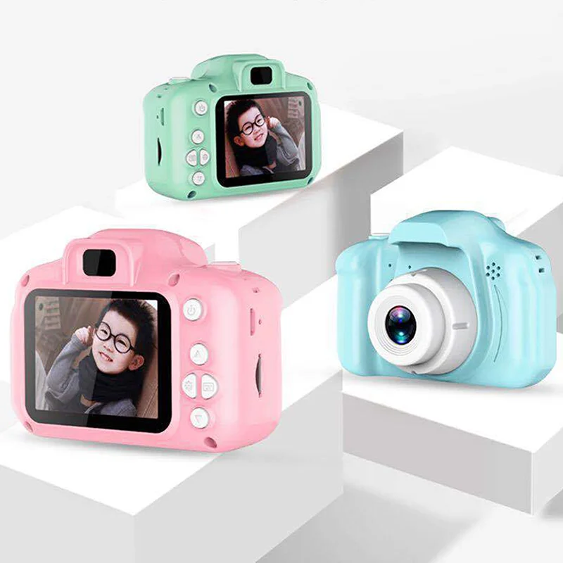 Mini Children Camera X2 Digital Vintage Cameras Educational Toy Kids Projection Video Camera Outdoor Photography Toy Gifts