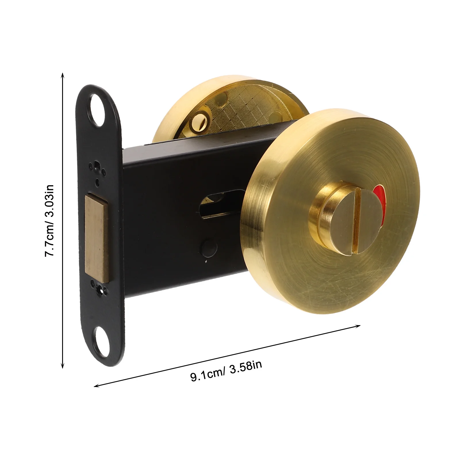 Zinc Alloy Public Toilet Indicator Lock Privacy Door Lock for Restroom Partition Easy Installation Bathroom Locks for Doors