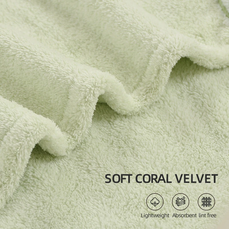 1 pack of coral fleece dry hair cap, super absorbent curly towel, anti frizz wet hair, back to school bathroom supplies