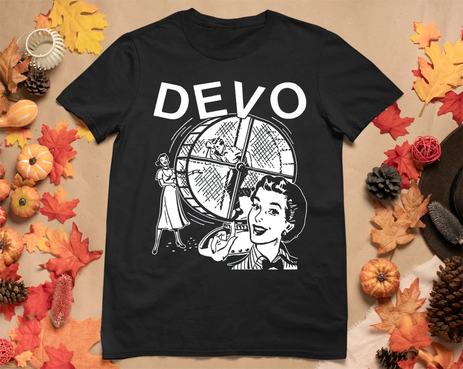 Devo Band T Shirt All Size S M L 234XL Cotton Men And Women EE362Unisex T-shirts for   Summer Tees  Luxury brand v