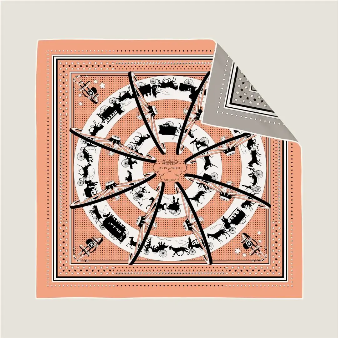 

Two Sided Twill Scarf 90 Brand Designer Scarves Hand-rolled Edges Bandanas Tops Shawls Bag Belt Neck Decoration Christmas Gifts